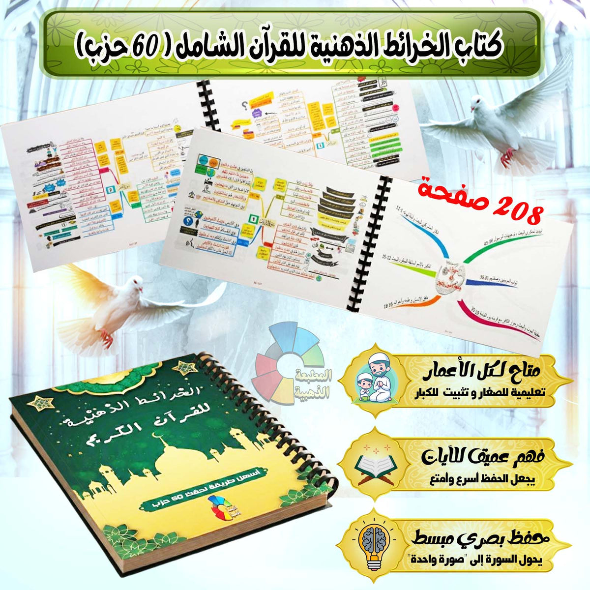 كتاب الخرائط الذهنية للقرآن الكريم الكامل والشامل